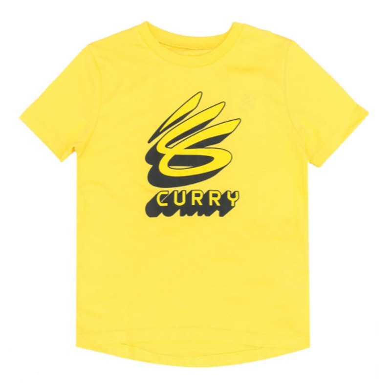 Jual Baju Basket Under Armour Steph Curry Logo Youth Tee Yellow Original 1361764-790 - v3.ncrsport.com