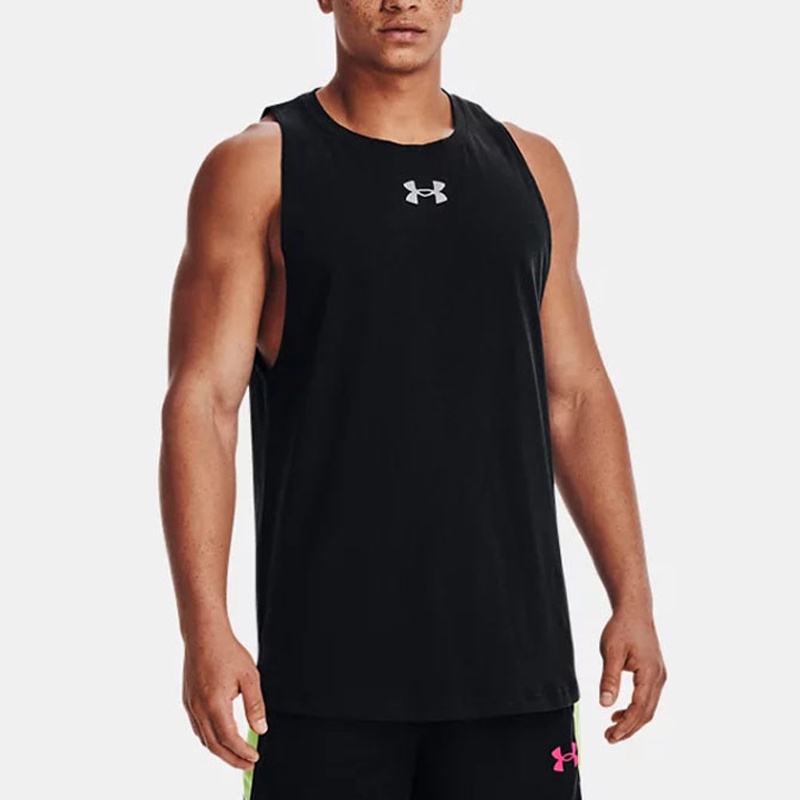 Jual Baju Training Under Armour Baseline Cotton Tank Sleeveless Top Black Original 1361901-003 - v3.ncrsport.com