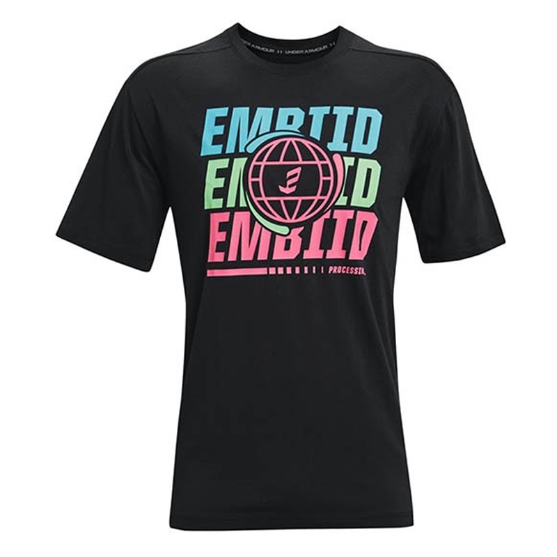 Jual Baju Basket Under Armour Embiid 21 Tee Black Original 1361969-001 - v3.ncrsport.com