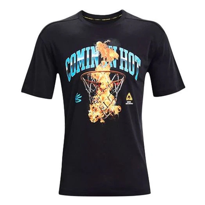 Jual Baju Sneakers Under Armour Curry Coming In Hot Tee Black Original 1362006-001 - v3.ncrsport.com