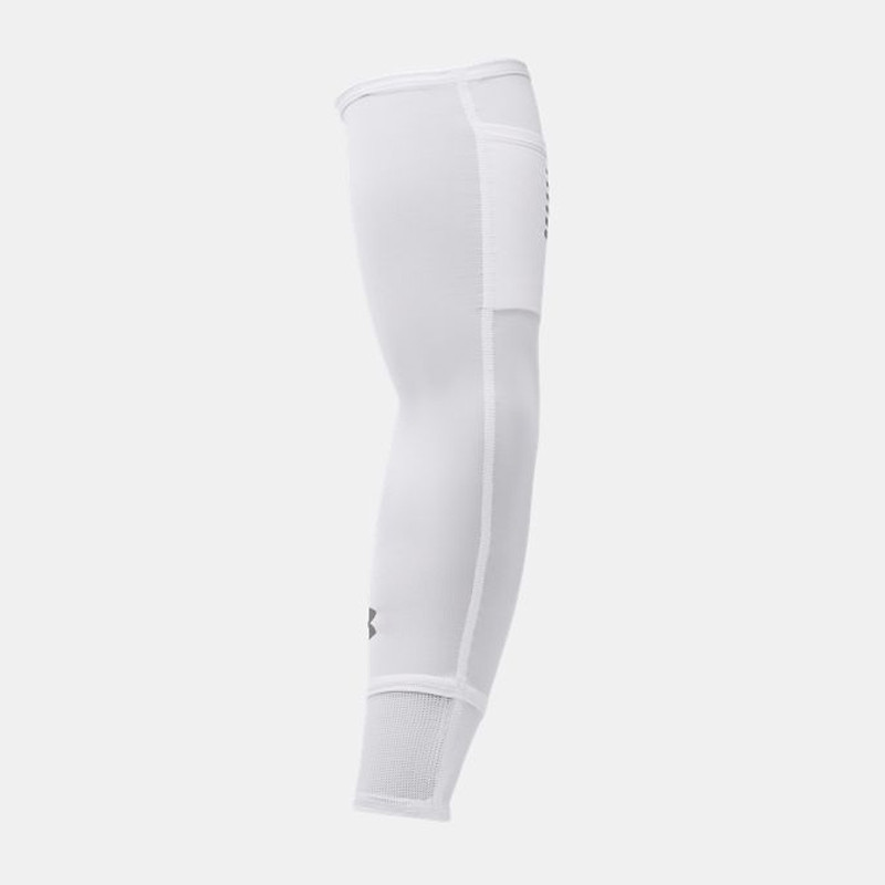 Jual Aksesoris Basket Under Armour Arm Sleeves 1 Pair White Original 1366180-100 - v3.ncrsport.com