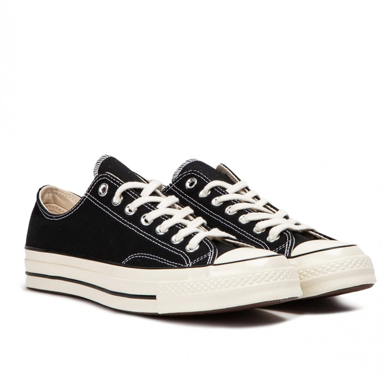 Jual Sepatu Sneakers Converse Chuck 70 Ox Low Top Black Egret Original 162058C - v3.ncrsport.com