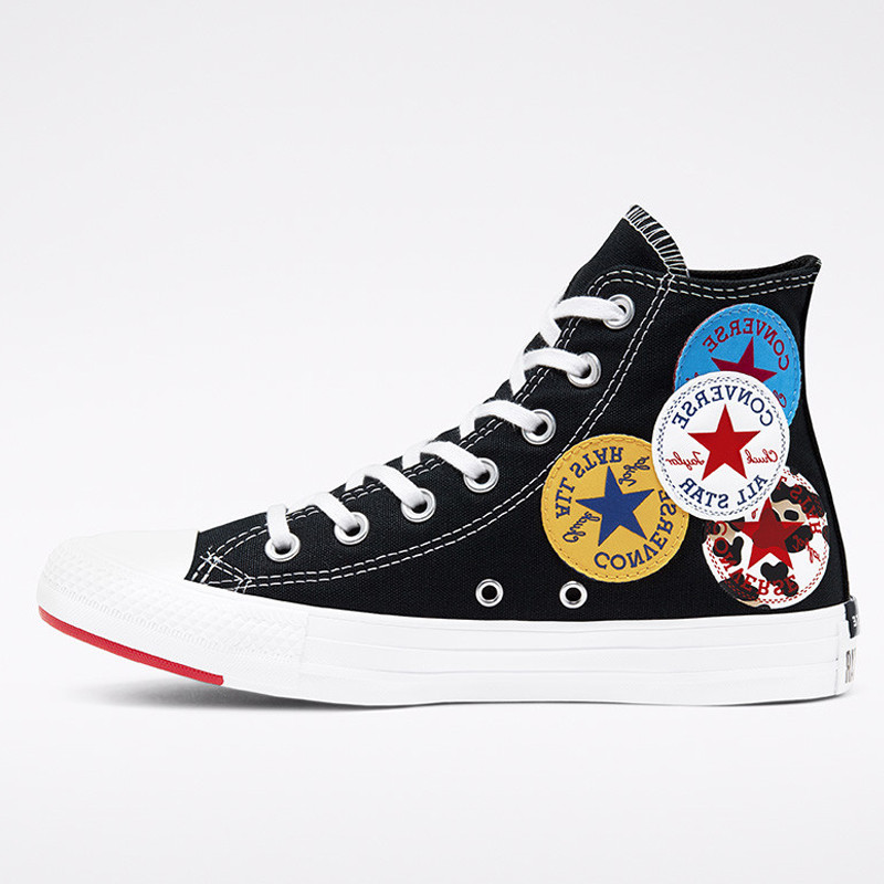 Jual Sepatu Sneakers Converse Logo Play Chuck Taylor All Star High Black Original 166734C - v3.ncrsport.com