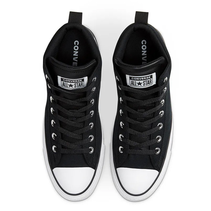 Jual Sepatu Sneakers Converse Chuck Taylor All Star Cs Mid Black Original 166969C - v3.ncrsport.com