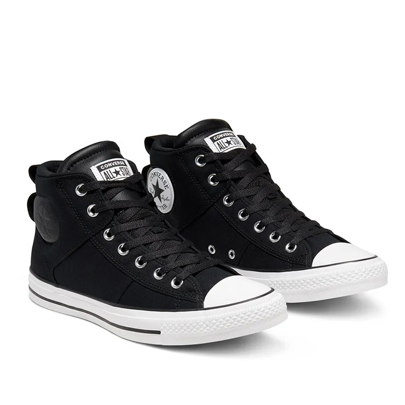 Jual Sepatu Sneakers Converse Chuck Taylor All Star Cs Mid Black Original 166969C - v3.ncrsport.com