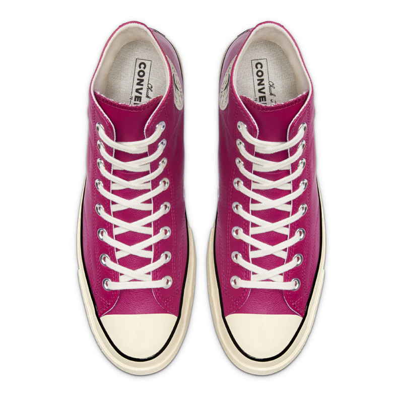 Jual Sepatu Sneakers Converse Chuck 70 Seasonal Leather Rose Maroon Original 167063C - v3.ncrsport.com