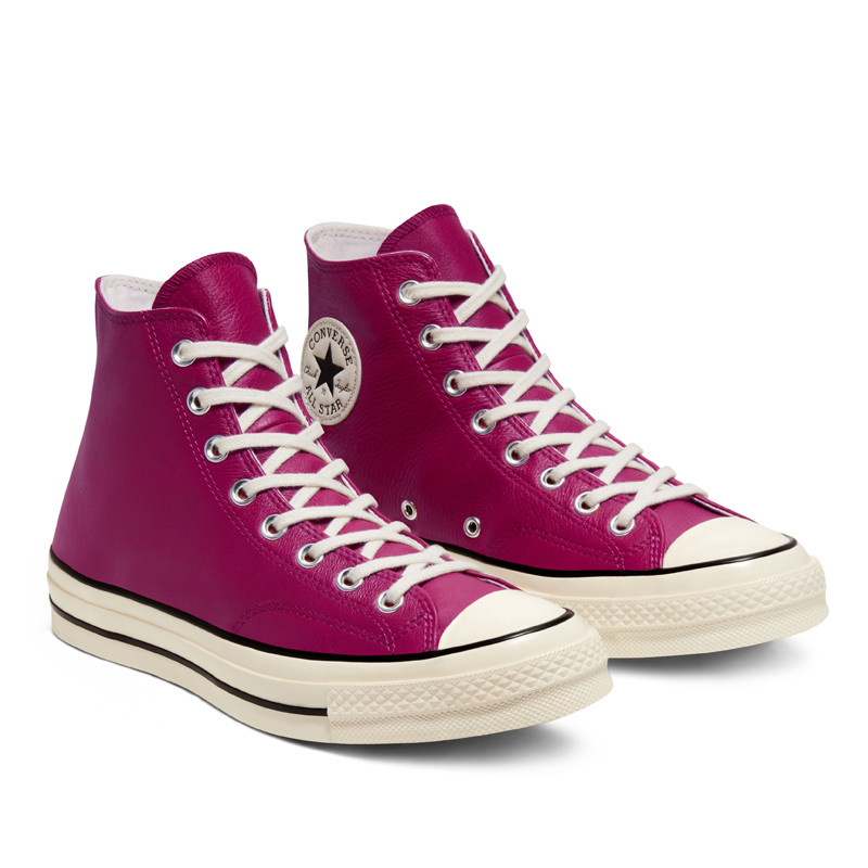 Jual Sepatu Sneakers Converse Chuck 70 Seasonal Leather Rose Maroon Original 167063C - v3.ncrsport.com