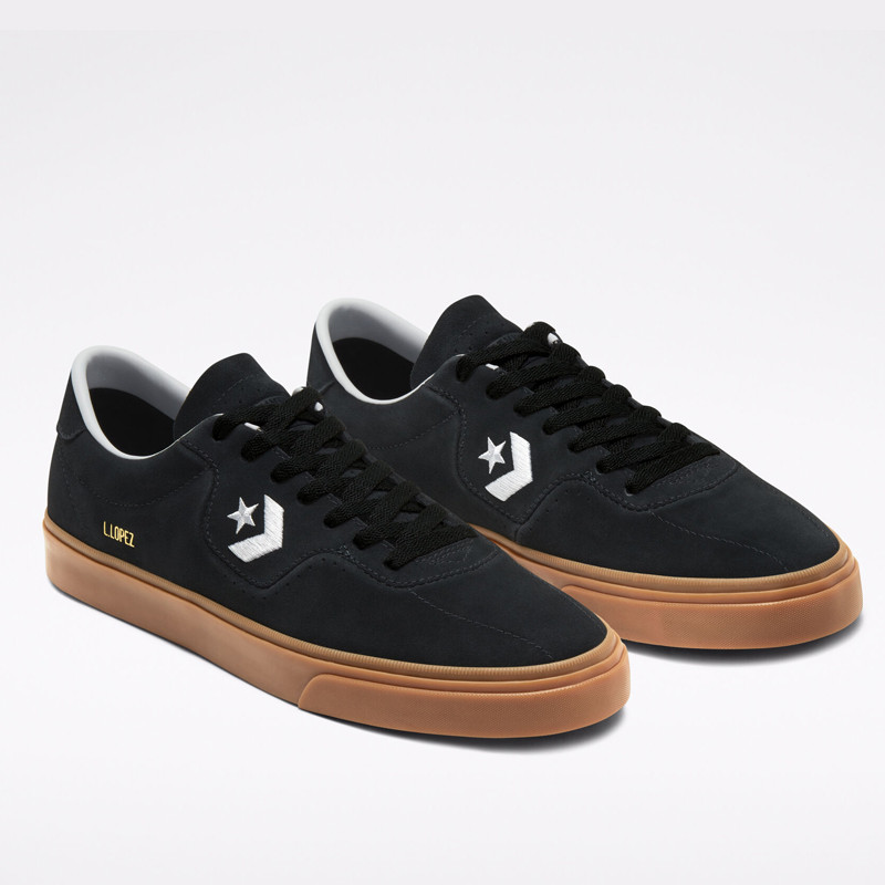 Jual Sepatu Sneakers Converse Louie Lopez Pro Skate Black Gum Original 167618C - v3.ncrsport.com