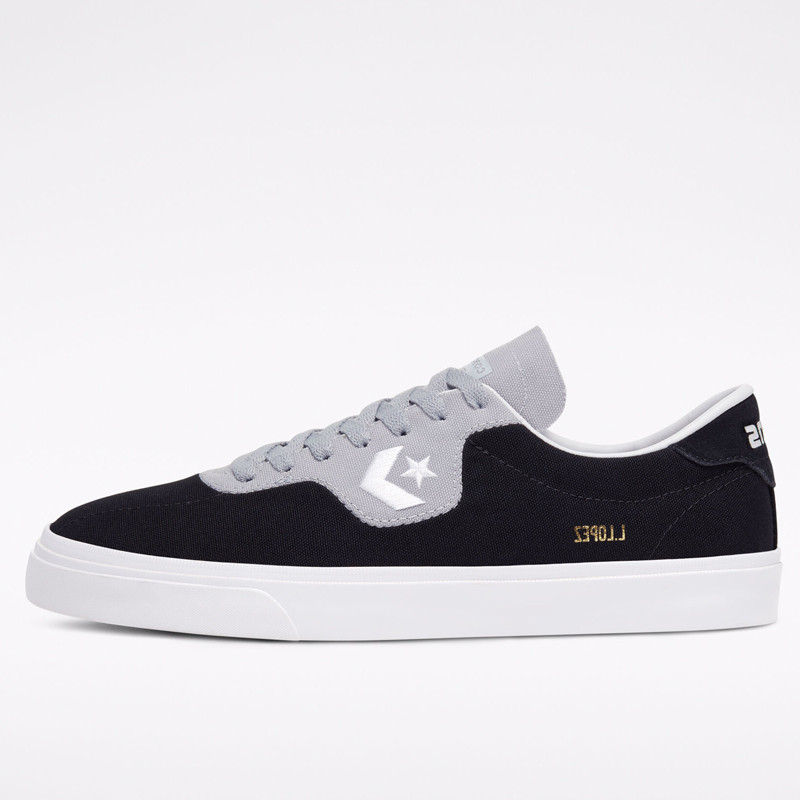 Jual Sepatu Sneakers Converse Canvas Louie Lopez Pro Black Wolf Grey Original 167620C - v3.ncrsport.com
