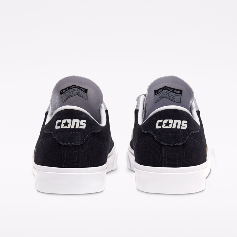 Jual Sepatu Sneakers Converse Canvas Louie Lopez Pro Black Wolf Grey Original 167620C - v3.ncrsport.com