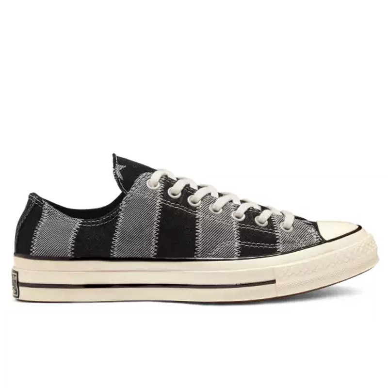 Jual Sepatu Sneakers Converse Stars And Stripes Chuck 70 Black Original 167708C - v3.ncrsport.com