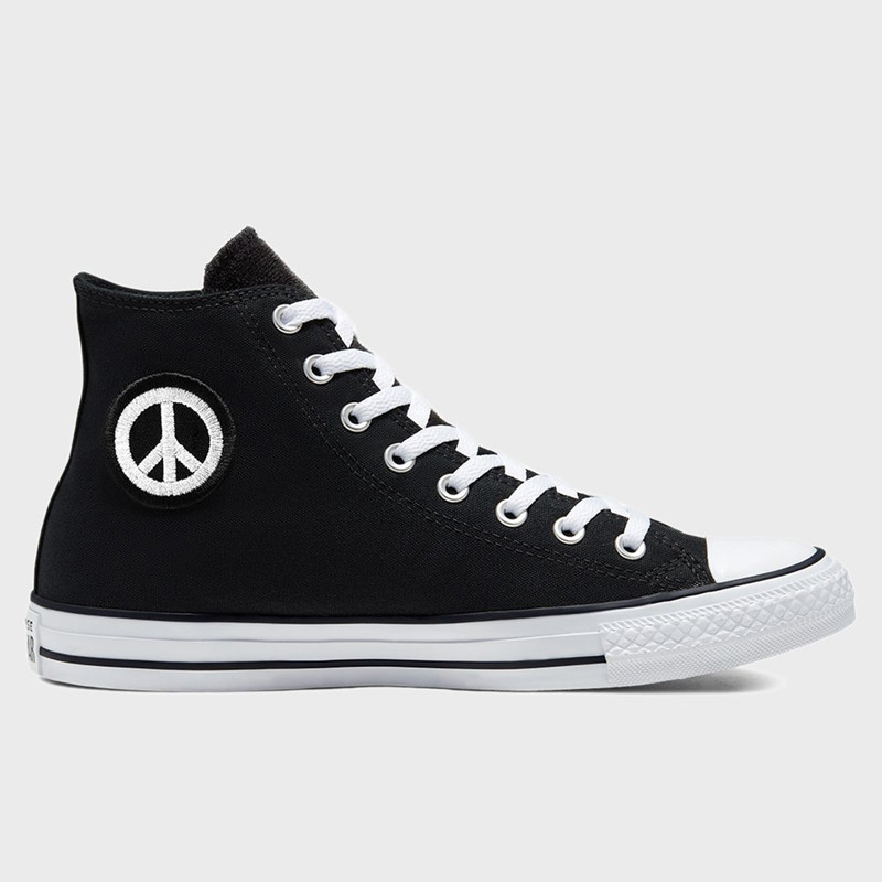 Jual Sepatu Sneakers Converse Chuck Taylor All Star Peace Powered Black Original 167891C - v3.ncrsport.com