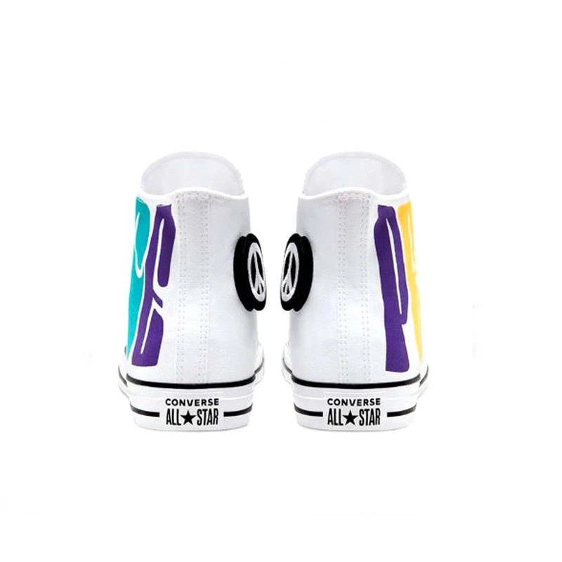 Jual Sepatu Sneakers Converse Chuck Taylor All Star Peace Powered White Original 167892C - v3.ncrsport.com