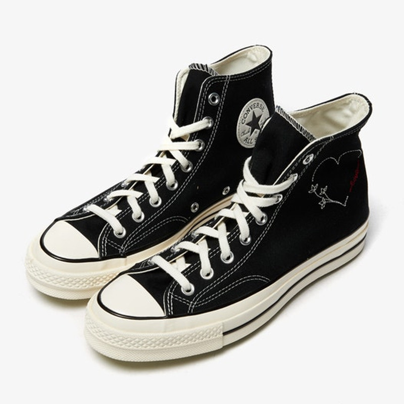 Jual Sepatu Sneakers Converse Chuck 70 Hi Valentine's Day Black Original 171118C - v3.ncrsport.com