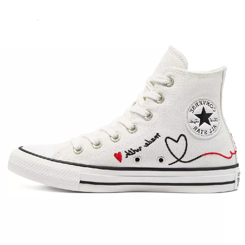 Jual Sepatu Sneakers Converse Valentine's Day Chuck Taylor All Star Hi Vintage White Original 171159C - v3.ncrsport.com