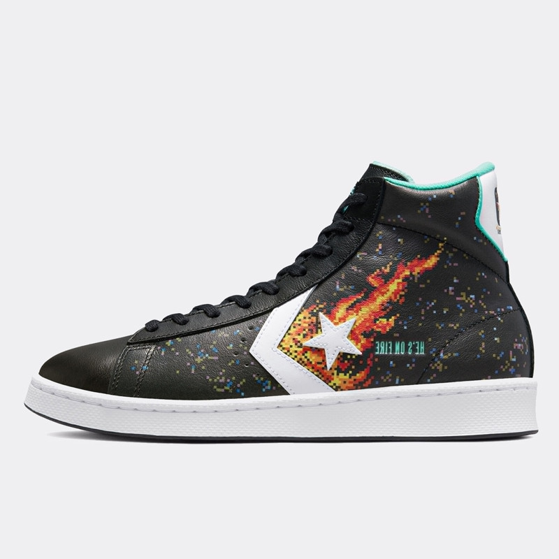 Jual Sepatu Sneakers Converse Pro Leather High Nba Jam Black Original 171313C - v3.ncrsport.com
