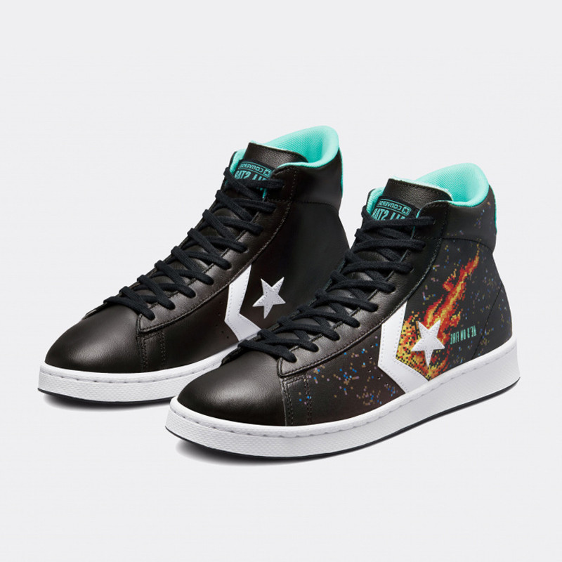 Jual Sepatu Sneakers Converse Pro Leather High Nba Jam Black Original 171313C - v3.ncrsport.com