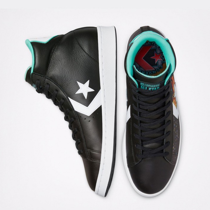 Jual Sepatu Sneakers Converse Pro Leather High Nba Jam Black Original 171313C - v3.ncrsport.com