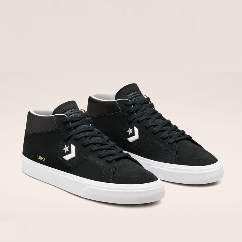 Jual Sepatu Sneakers Converse Louie Lopez Pro Mid Black Original 171331C - v3.ncrsport.com