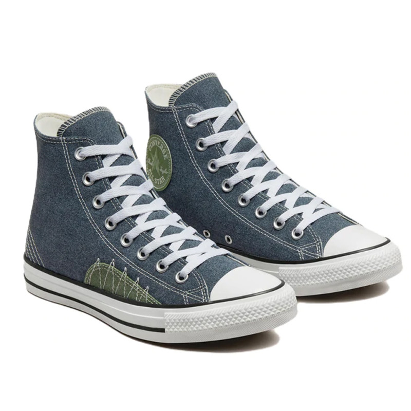 Jual Sepatu Sneakers Converse Chuck Taylor All Star Stitched Recycled Canvas Blue Original 172821C - v3.ncrsport.com