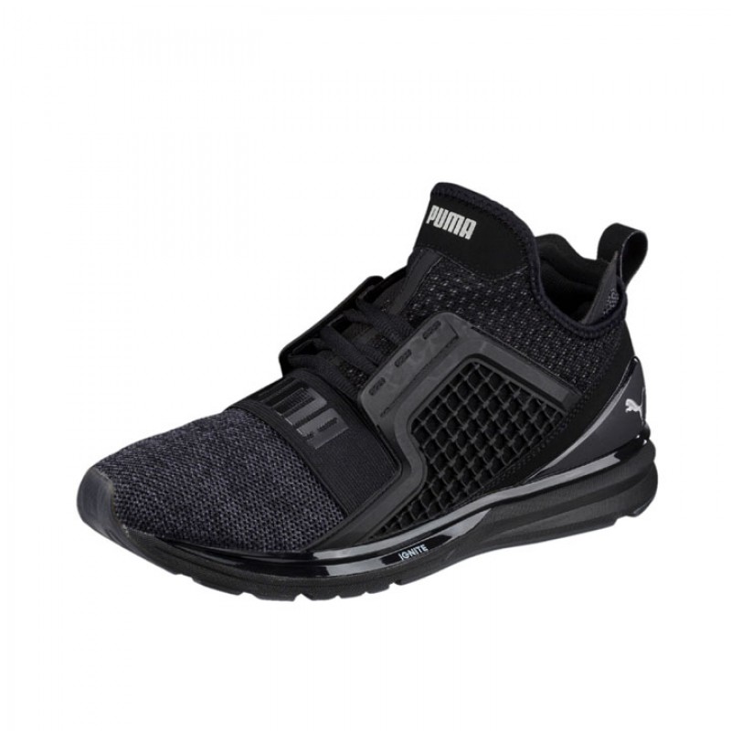 Jual Sepatu Sneakers Puma Ignite Limitless Knit Black Original 189987-02 - v3.ncrsport.com