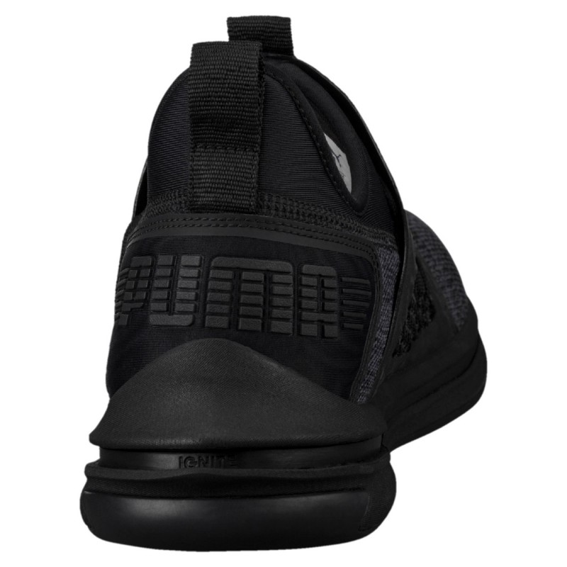 Jual Sepatu Lari Puma Ignite Flash Evoknit Netfit Black Original 190962-01 - v3.ncrsport.com