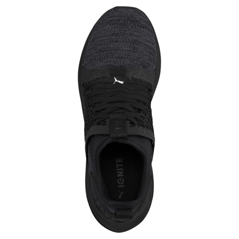 Jual Sepatu Lari Puma Ignite Flash Evoknit Netfit Black Original 190962-01 - v3.ncrsport.com