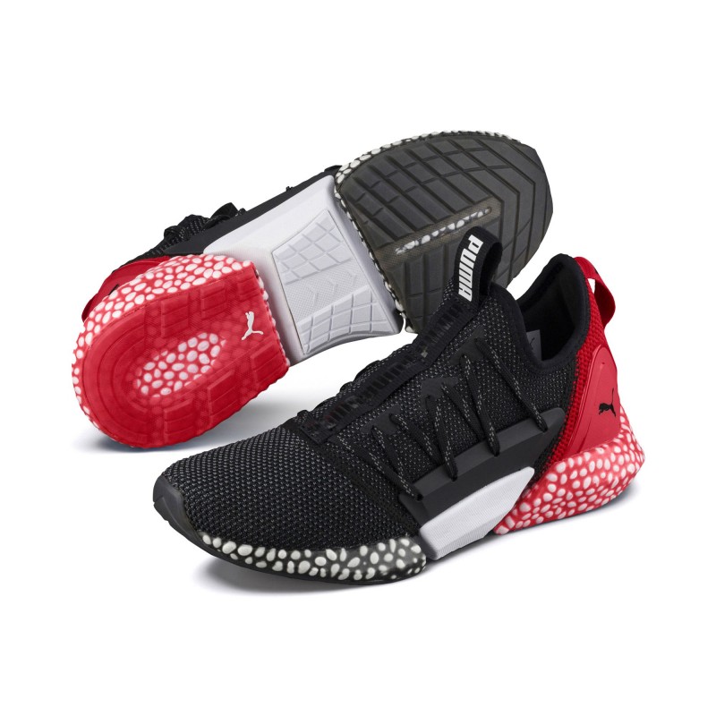 Jual Sepatu Lari Puma Hybrid Rocket Runner Black Red Original 191592-01 - v3.ncrsport.com