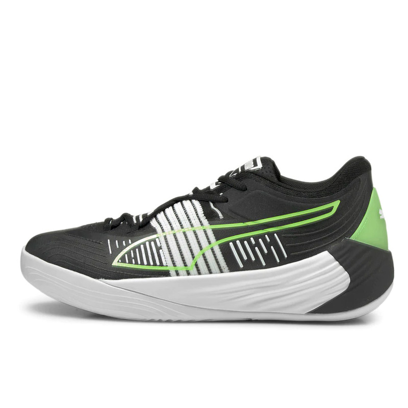 Jual Sepatu Basket Puma Fusion Nitro Spectra Black Green Glare Original 19558701 - v3.ncrsport.com