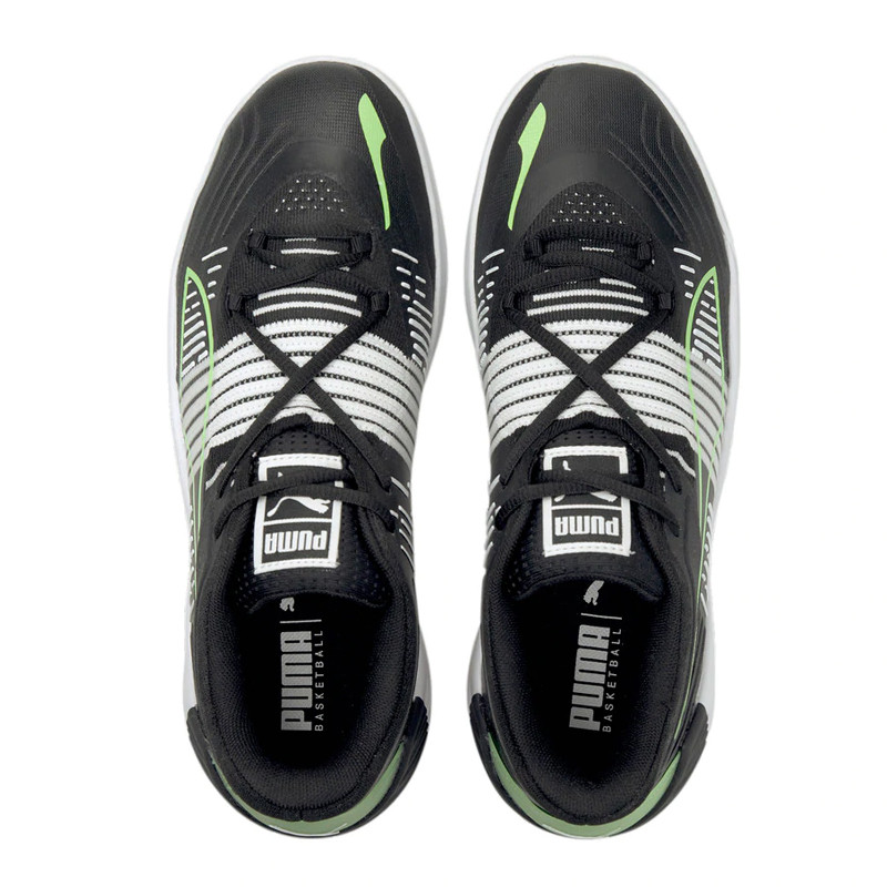 Jual Sepatu Basket Puma Fusion Nitro Spectra Black Green Glare Original 19558701 - v3.ncrsport.com