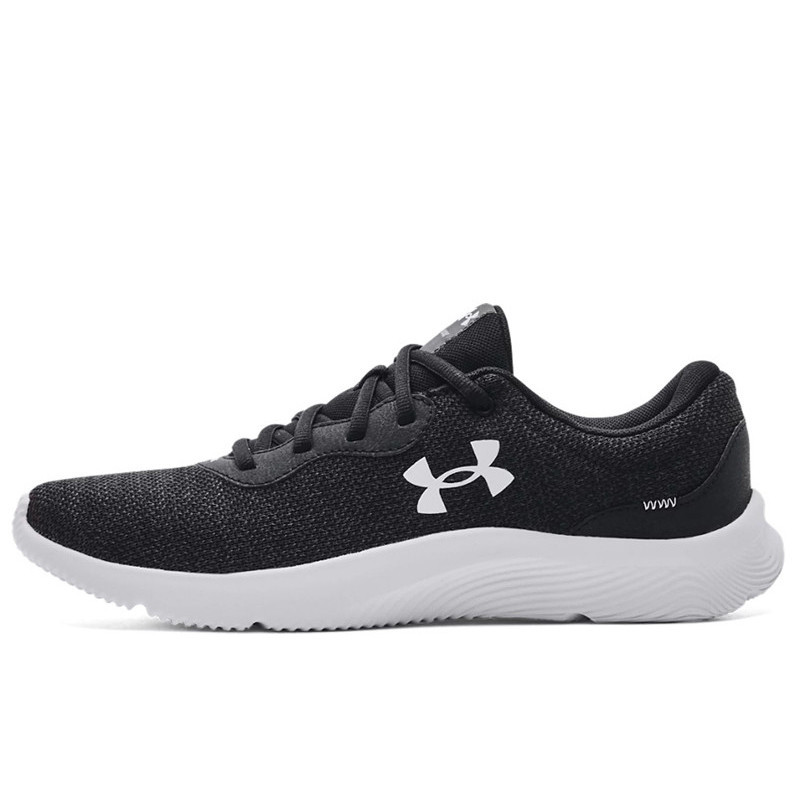 Jual Sepatu Lari Under Armour Mojo 2 Black White Original 3024134-001 - v3.ncrsport.com