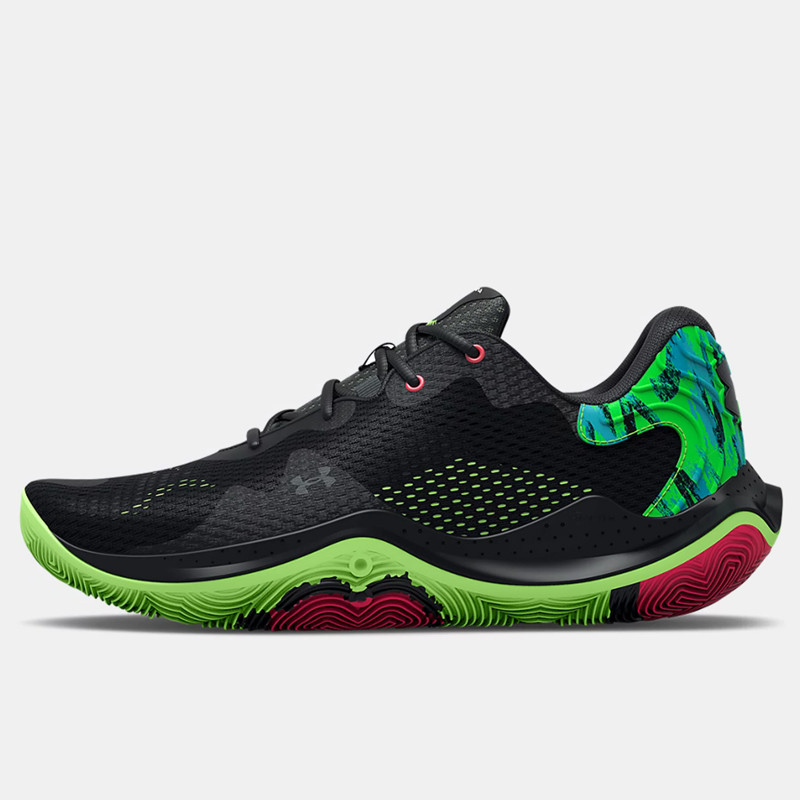 Jual Sepatu Basket Under Armour Ua Spawn 4 Printed Black Quirky Lime Original 3025345-002 - v3.ncrsport.com