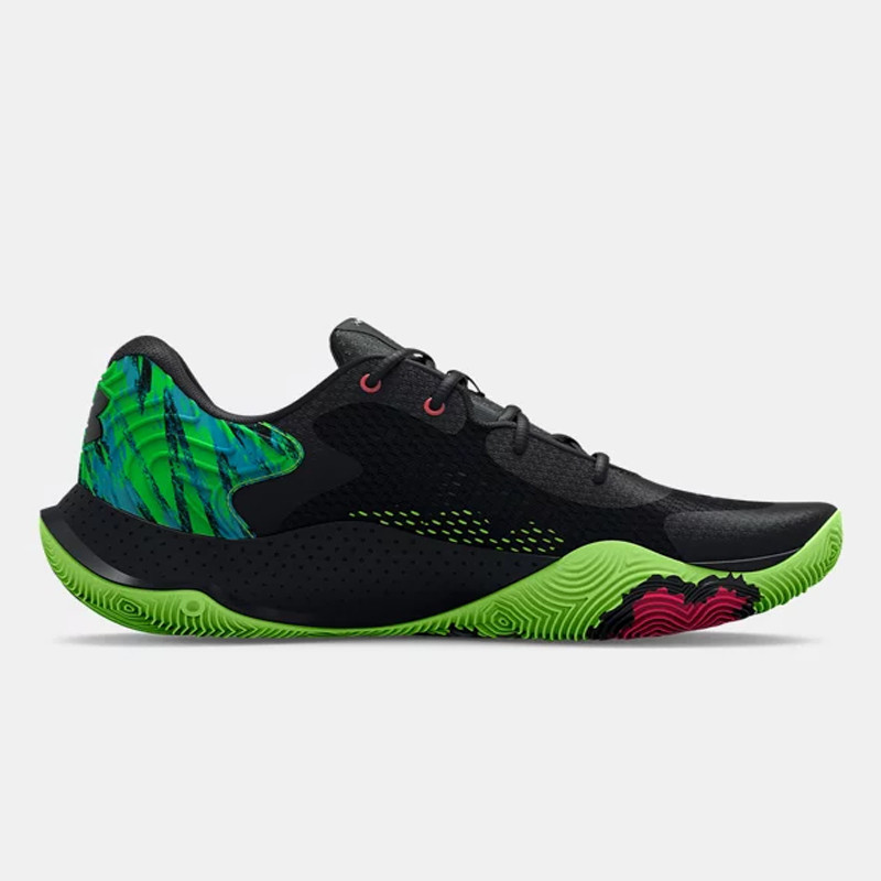 Jual Sepatu Basket Under Armour Ua Spawn 4 Printed Black Quirky Lime Original 3025345-002 - v3.ncrsport.com