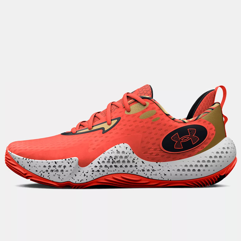 Beli Sepatu Basket Under Armour Ua Spawn 5 Let's 3 After Burn Original 3026892-800