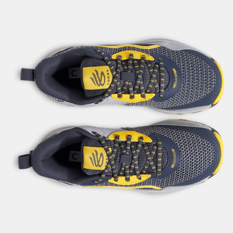Jual Sepatu Basket Anak Under Armour Curry 3Z 24 Gs Downpour Gray Original 3027627-044 - v3.ncrsport.com