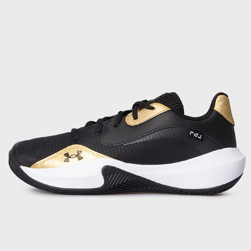 Jual Sepatu Basket Under Armour Ua Lockdown 7 Low Black Gold Original 3027646-001 - v3.ncrsport.com