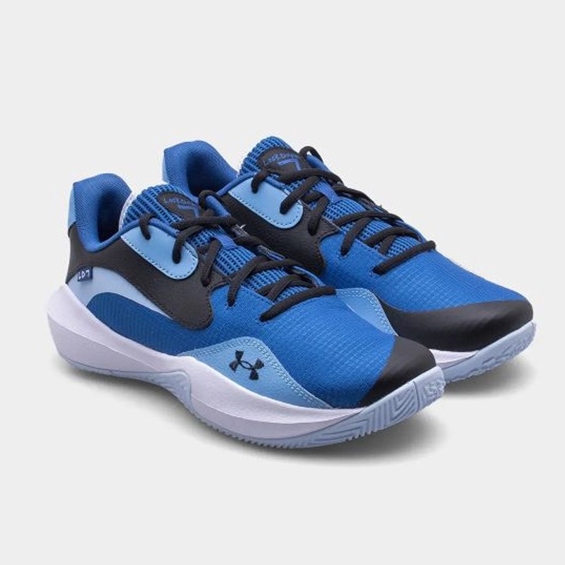 Jual Sepatu Basket Under Armour Ua Lockdown 7 Low Blue Original 3027646-401 - v3.ncrsport.com