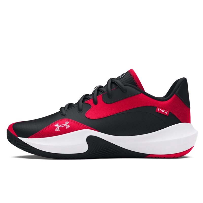 Beli Sepatu Basket Under Armour Ua Lockdown 7 Low Red Black Original 3027646-600