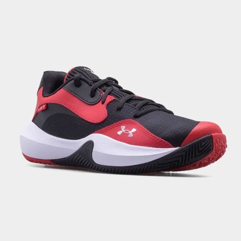 Jual Sepatu Basket Under Armour Ua Lockdown 7 Low Red Black Original 3027646-600 - v3.ncrsport.com