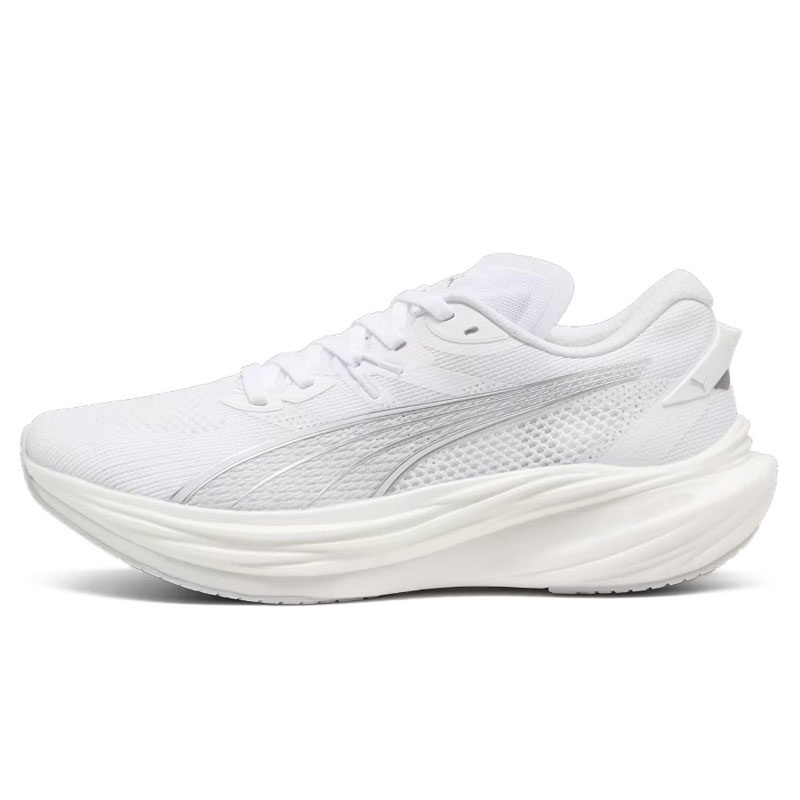 Jual Sepatu Lari Puma Deviate Nitro 3 Puma White-Feather Gray- Original 309707-10 - v3.ncrsport.com