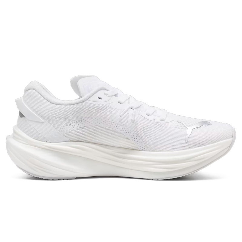 Jual Sepatu Lari Puma Deviate Nitro 3 Puma White-Feather Gray- Original 309707-10 - v3.ncrsport.com