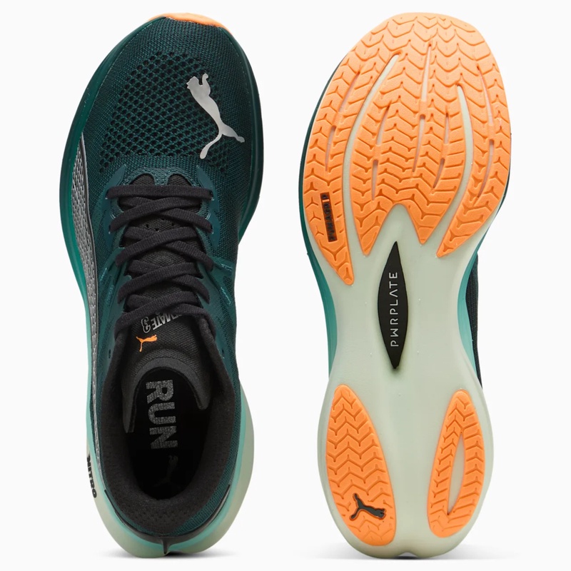 Jual Sepatu Lari Puma Deviate Nitro 3 Green Terrain - Heat Fire Original 309707-28 - v3.ncrsport.com