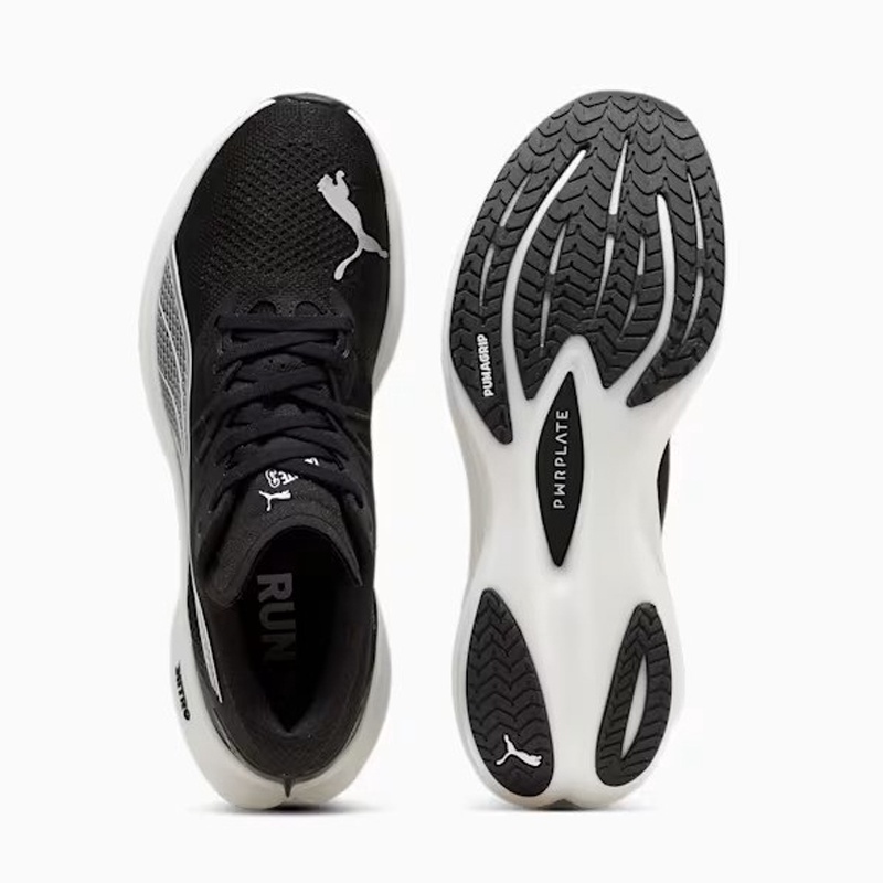 Jual Sepatu Lari Puma Deviate Nitro 3 Black-Shadow Gray Original 30970711 - v3.ncrsport.com