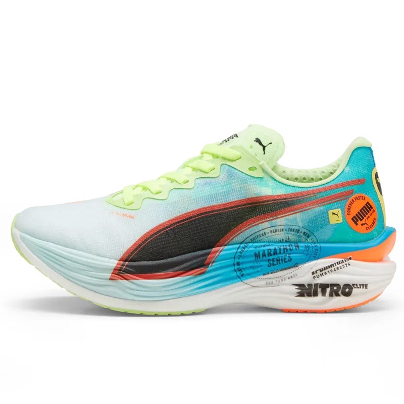 Jual Sepatu Lari Puma Deviate Nitro Elite 3 Marathon Series Nitro Blue-Fizzy Apple Original 31019701 - v3.ncrsport.com