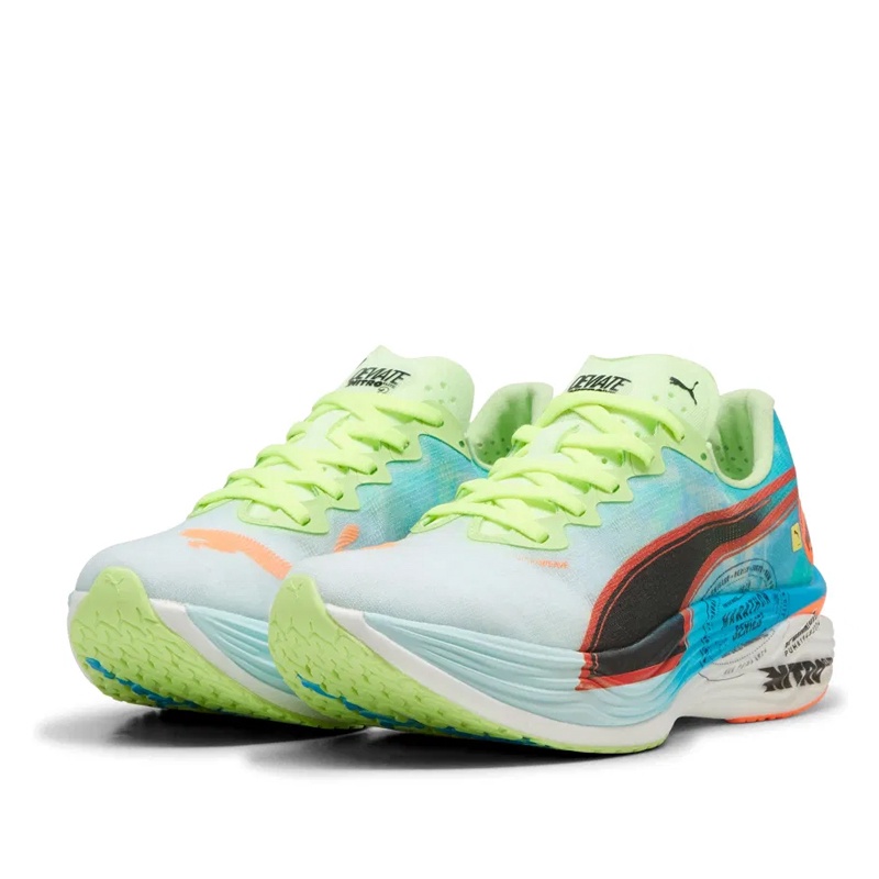 Jual Sepatu Lari Wanita Puma Wmns Deviate Nitro Elite 3 Marathon Series Nitro Blue-Fizzy Apple Original 31019801 - v3.ncrsport.com