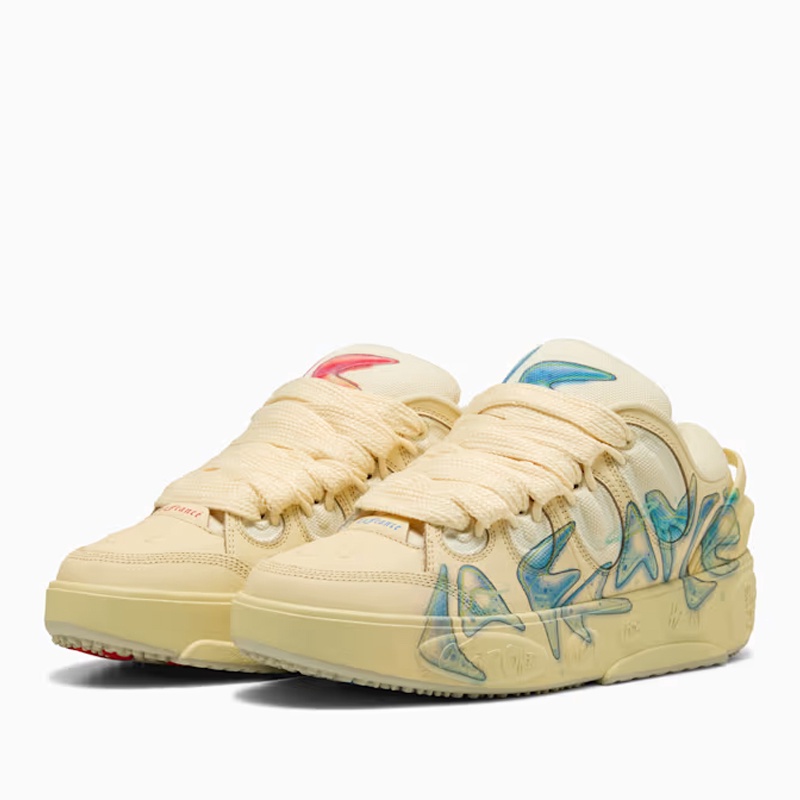 Jual Sepatu Basket Puma La Francé Airbrush Creamy Vanilla Original 31170001 - v3.ncrsport.com