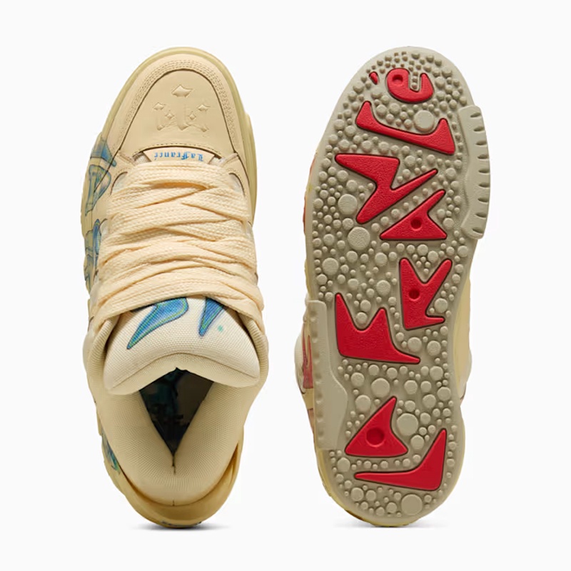 Jual Sepatu Basket Puma La Francé Airbrush Creamy Vanilla Original 31170001 - v3.ncrsport.com