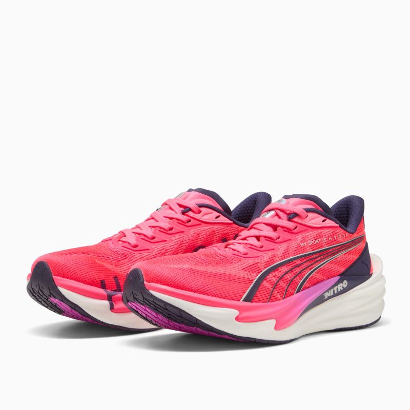 Jual Sepatu Lari Puma Hyrox Deviate 4 Puma White-Electric Orchid-Pure Pink Original 312906-01 - v3.ncrsport.com