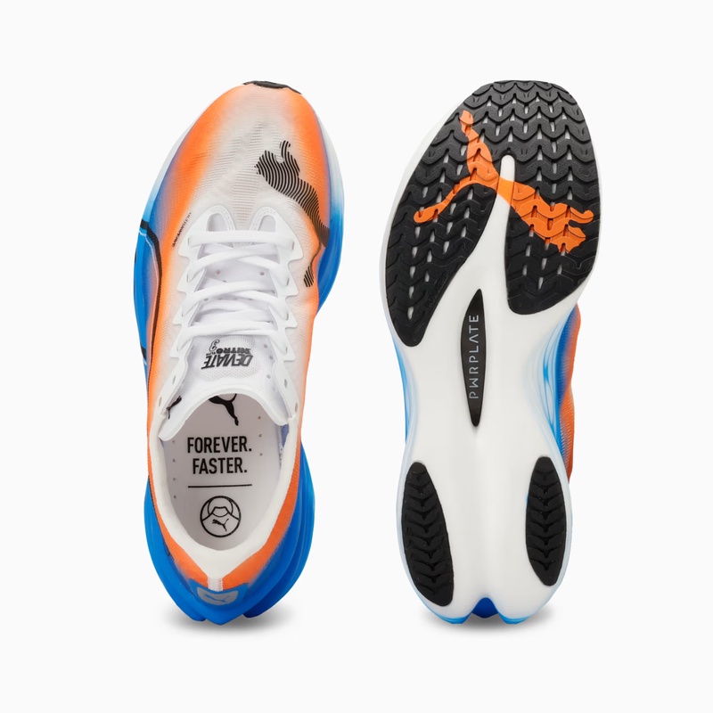 Jual Sepatu Lari Wanita Puma Wmns Deviate Nitro Elite 3 Ekiden Puma White - Heat Fire - Puma Black Original 313421-01 - v3.ncrsport.com