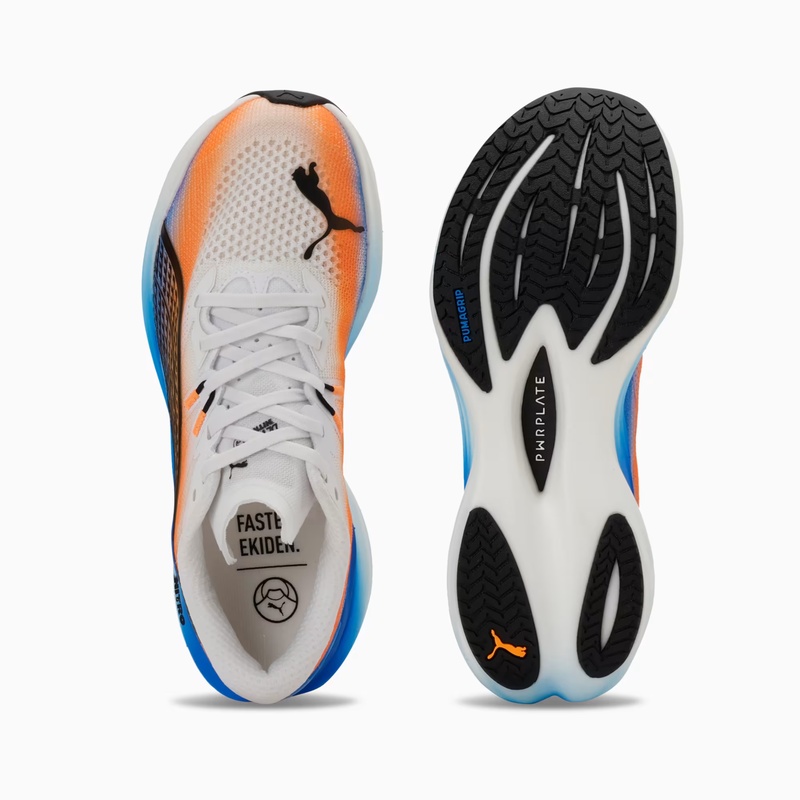 Jual Sepatu Lari Wanita Puma Wmns Deviate Nitro 3 Ekiden Puma White - Heat Fire - Puma Black Original 313423-01 - v3.ncrsport.com